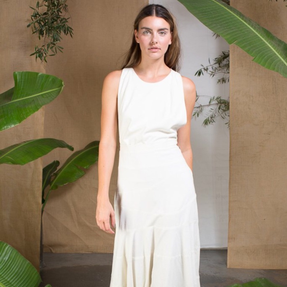 NWT Heidi Merrick Windsor Gown in Ivory